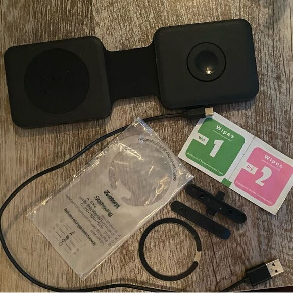 Wireless 2 in 1 Apple Watch/iPhone/iPad Charger - Picture 2 of 2